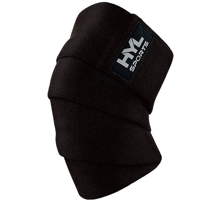 

Bandage Knee Pads Basketball Running Leggings Fitness Squat Pressure Protection Knee Joint Sports Solid Color Knee Pads Tool 160 * 8cm чорний