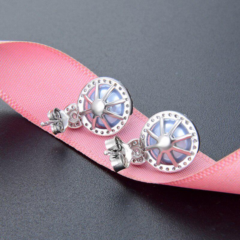 Tancise 925 Sterling Silver Zircon Earrings Drop Earrings For Women Wedding Party Gifts