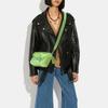 New COACH Tabby PVC Shoulder Bag, Crossbody Bag Medium Size Women's Green CH748-LHTV4