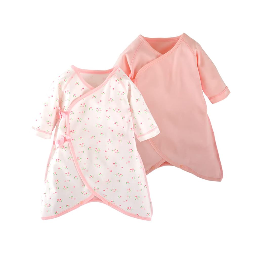 

Baby Combi Long Sleeve Romper Set of Floral 70cm [Jaydyequ] Clothes, Newborn, Baby, Underwear, Year-Round Material, Spring, Autumn, Summer, Coverall, розовый