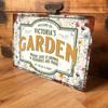 Aluminum Custom Name Text Garden Sign Personalised Vintage Retro Metal Art Outdoor Wall Door Fence Decor
