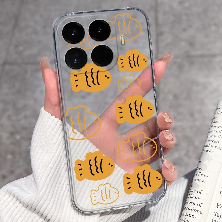 For Xiaomi 17T 17 Pro 17Max 17 Ultra Phone Case For Redmi 17C Redmi17 Lovely Bow Cartoon Lightweight Transparent TPU Bumper Scratch Resistance Housing