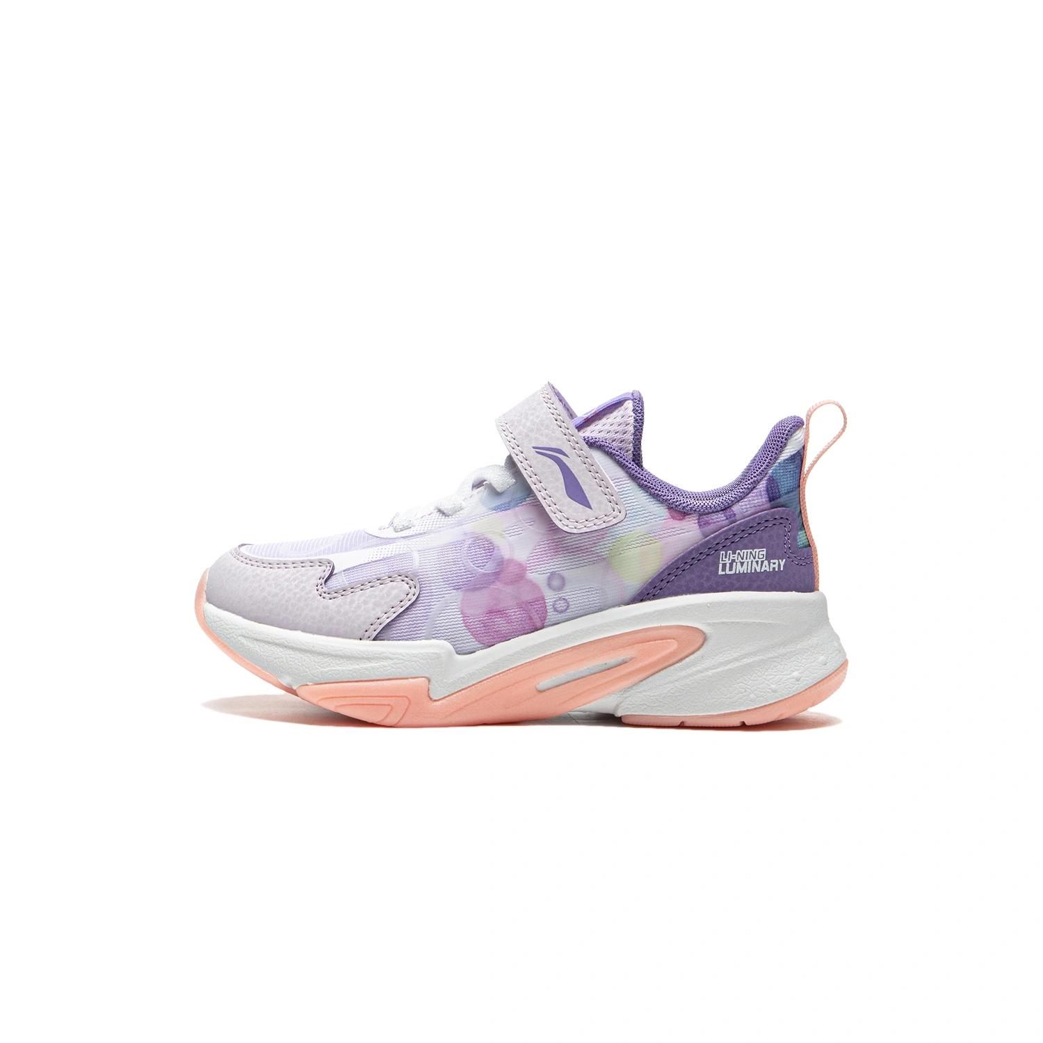 Li Ning YOUNG Night Elf 4 Synthetic Leather, Textile Slip Resistant Cushioning Low top Kids Outdoor Shoes YKNU072-4 27