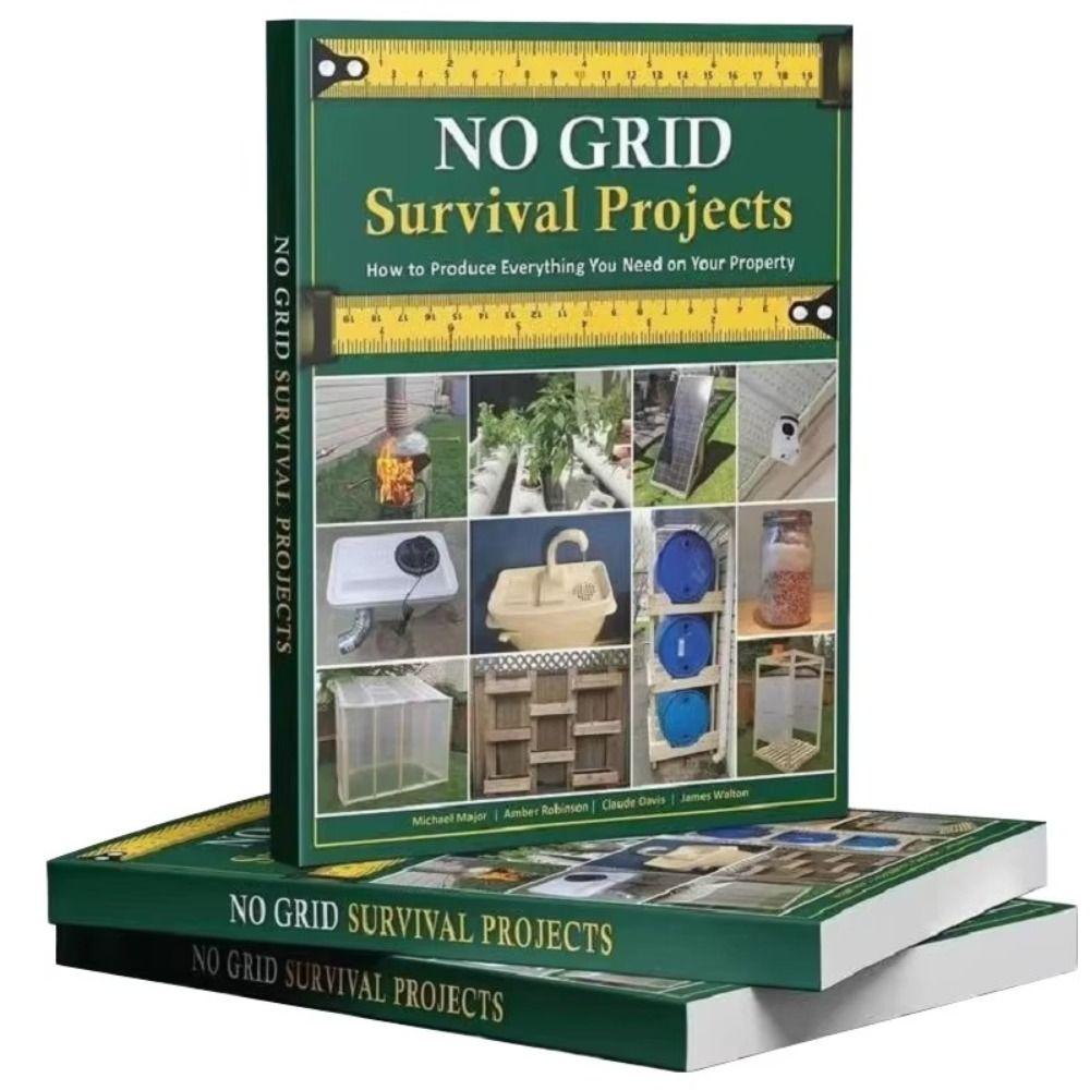 

Портативная книга в мягкой обложке NO GRID Справочник Новые проекты по выживанию