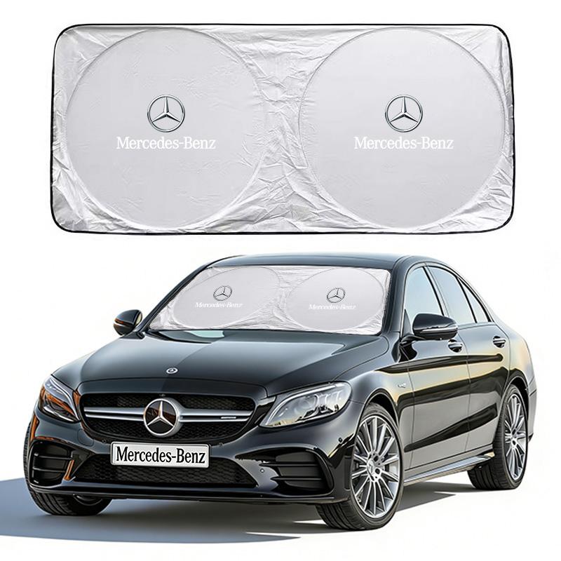 Car Windshield Sun Visor UV Sunshade Protection Shield For Mercedes Benz AMG GLE GLS CLA CLE GLC CLS GLA W223 W213 W206 W464 BH1