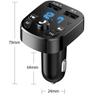 Auto Multifunktions Rauschunterdrückung Auto MP3 Player FM Transmitter Drahtlos Bluetooth-kompatibel