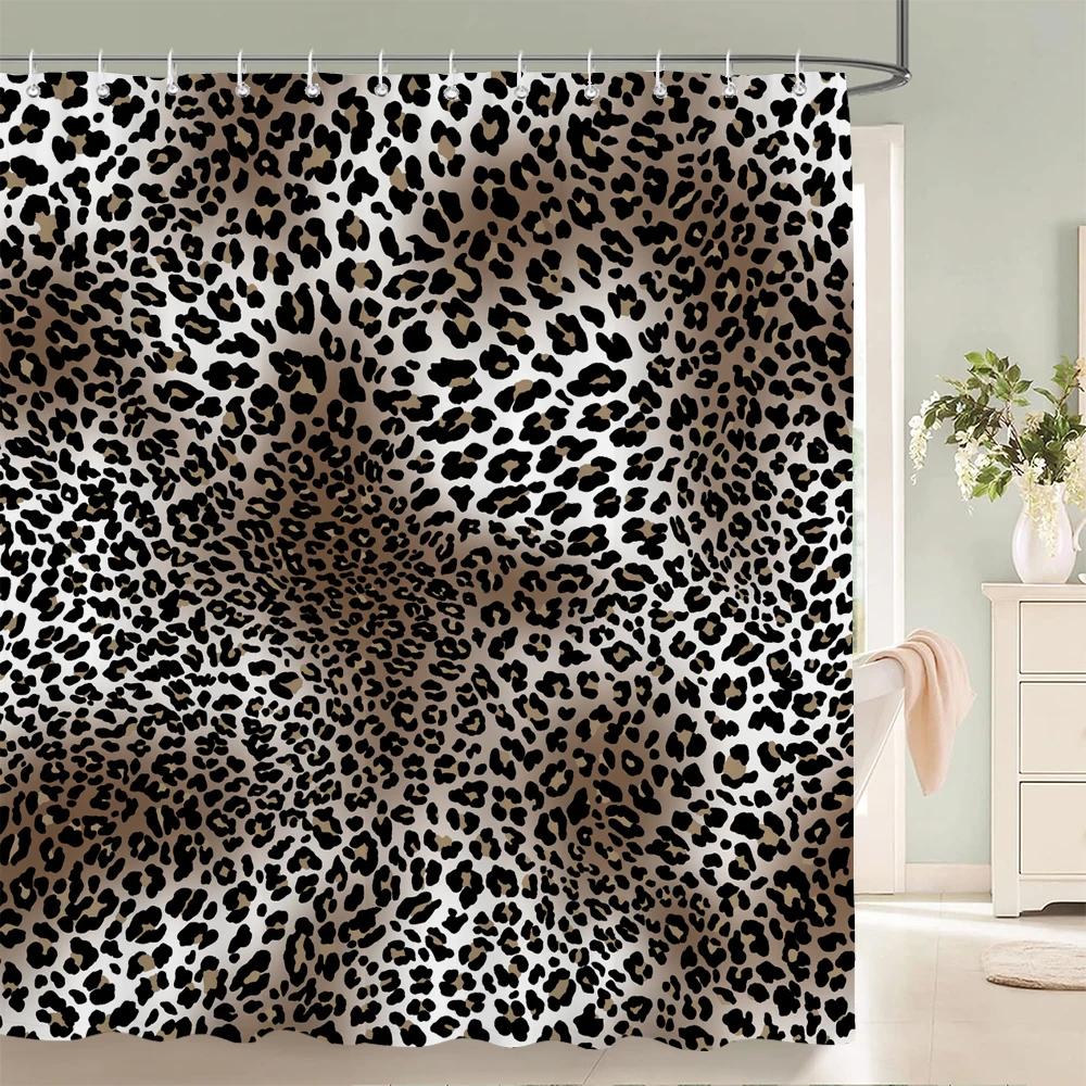 Zebra Animal Shower Curtains With Hooks Waterproof 3d Bathroom Curtains Decoration 180*240cm Printing Washable Bath Screen