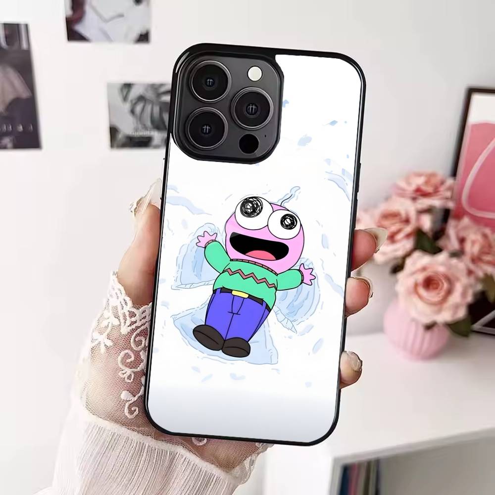 

Cartoon S-Smiling friends Phone Case For iPhone 17 16 15 14 13 12 Pro Max Plus for Magsafe Mirror Wireless Magnetic Cover iPhone16