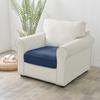 Sofa Seat Cover, Velvet, Navy Blue 100-125Cm