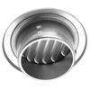 Stainless Steel Wall   Vent Round Flat Grille Ducting Ventilation Cover Outlet Insect Mesh Vent Covers Stainless Steel   Soffit Vent Cover 4 Ro