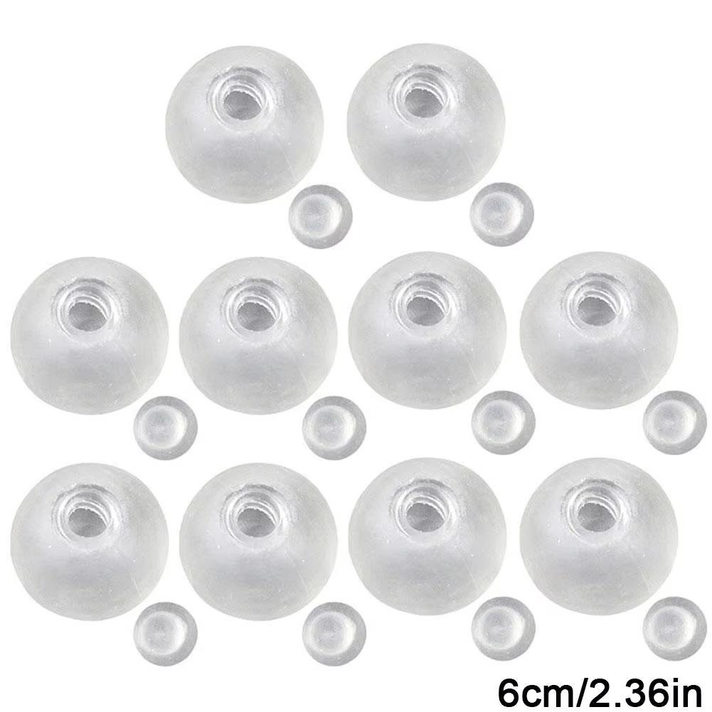 10Pcs Sphere Jewelry Trp Casting Molds Tools Diy Empty Ball Skin Handmade Ball Decompression Slow Rebound Toy