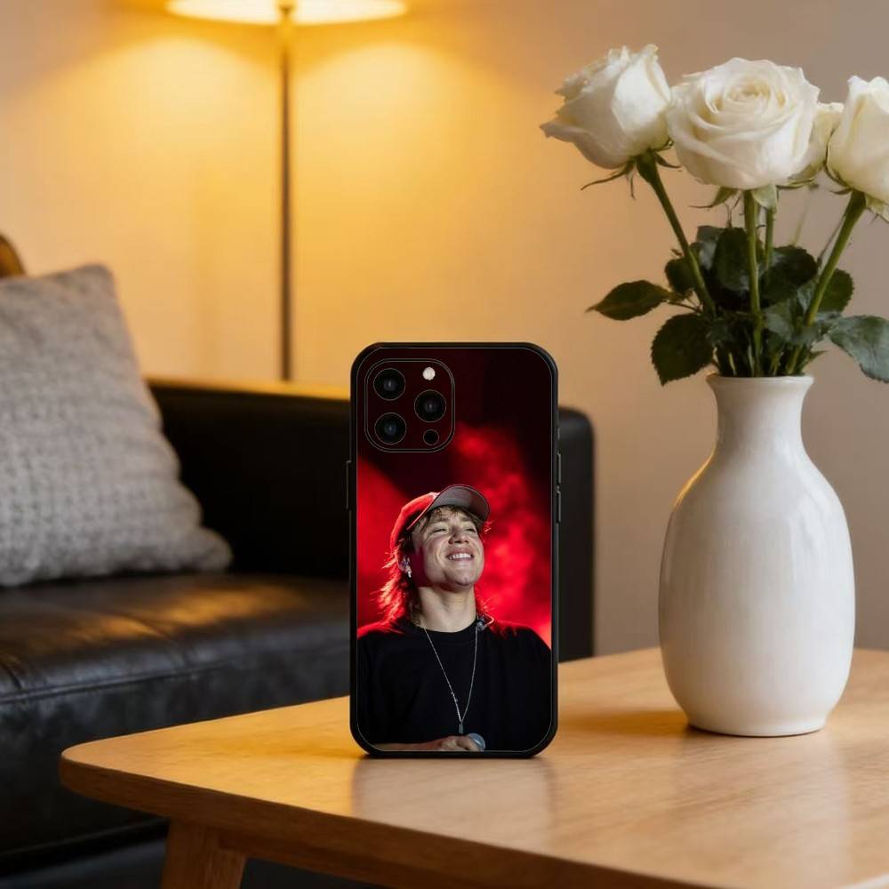 Rapper P-Paulo L-Londra Phone Case For iPhone 16,15,14,13,12,17,Pro Max,Plus Silicone Black Case iPhone17air