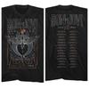 Bon Jovi T-Shirt Herren 93 KeepThe Faith Tour 100% SCHWARZE BAUMWOLLE in den Größen SM5XL Unisex T-Shirt