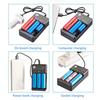 Fast USB Smart Battery Charger Suitable for Rechargeable 18650 Lithium-ion and IMR Batteries 3.7V Battery USB Charging Seat USB Three-slot Chargin