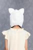 Clearstone Cosplay Halloween Fluffy White Headgear, Cat, Kids,