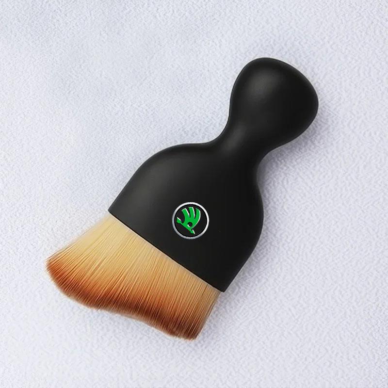

2025 New Car Interior Cleaning Soft Brush Tool Dust Remover For Skoda Fabia Kodiaq Kamiq Superb Yeti Octavia Enyaq Rapid Karoq D