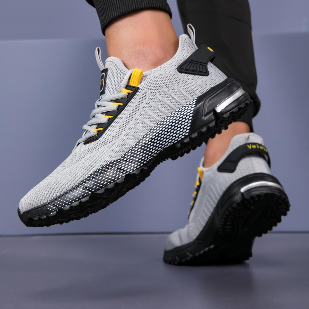 

YRZL Mens Casual Sneakers Breathable Walking Shoes For Men Comfortable Casual Sneakers Non Slip Athletic Outdoor Training Shoes 40