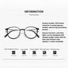3Pcs Tender Blush Anti Radiation Eyeglasses for Women Round Frame Sun Glasses