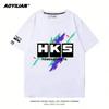 Camiseta de Manga Corta de Algodón para Verano 's Y 's de Rendimiento Japonés JDM Cultura de Modificación de Coches