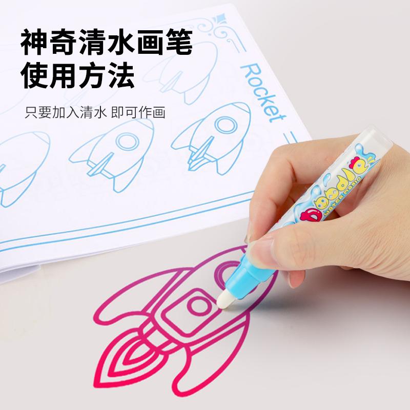 Non-Toxic Magic Water Canvas Graffiti Drawing Board Repeatedly Doodle Water Painting Carpet Reusable Drawing Mat Children Toy Gift