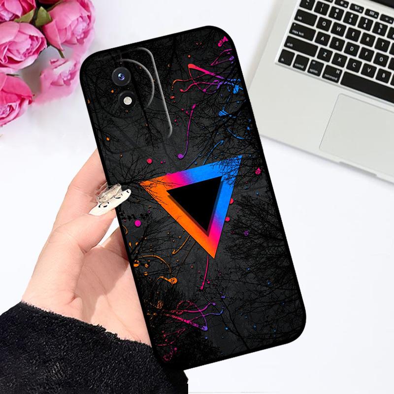 For Vivo Y02 4G Cases Y02A Y02t Y02s Color Printing Silicone TPU Phone Cover For VIVO Y11 2023 4G Bumper V2236A Coque Fundas