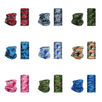 9-Pack Multifunctional Camouflage Neck Gaiter Set Breathable Bandana Face Cover