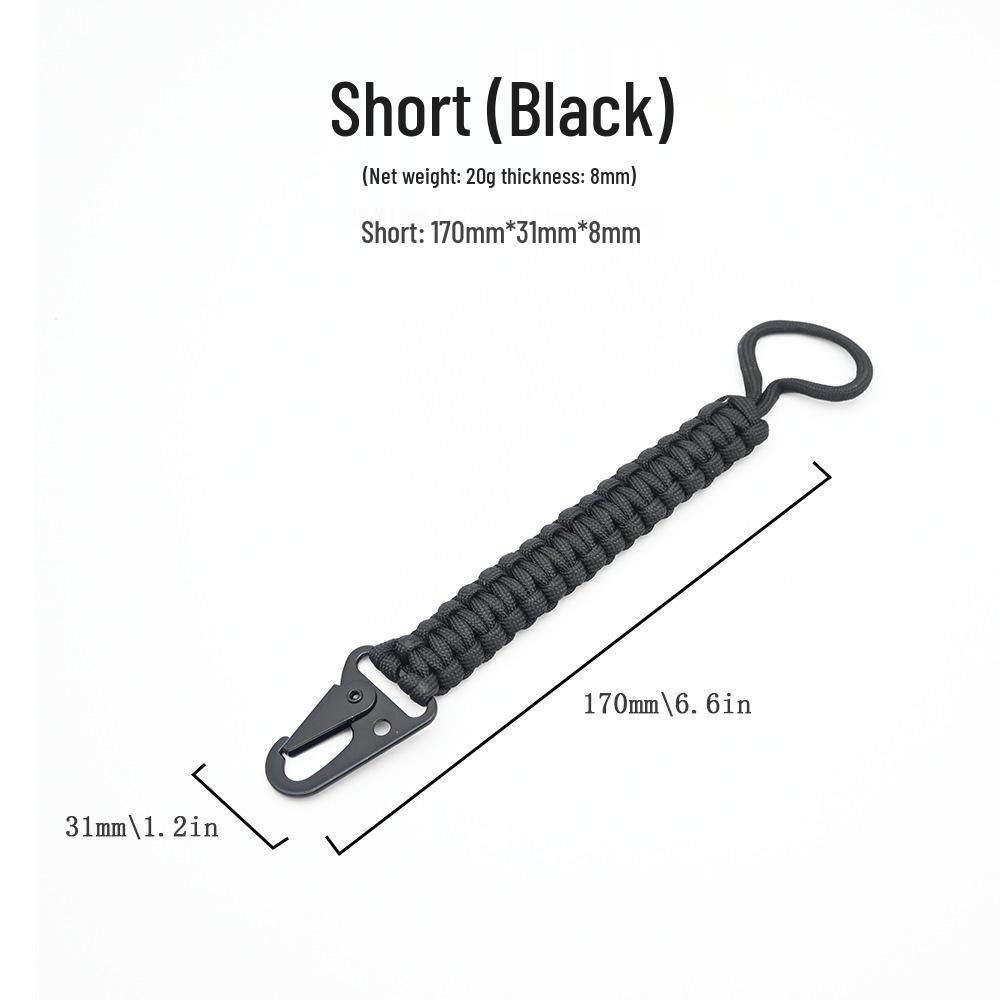 

Семижильный паракорд, плетеный брелок для ключей для занятий спортом на открытом воздухе, с пряжкой «Орлиный клюв»