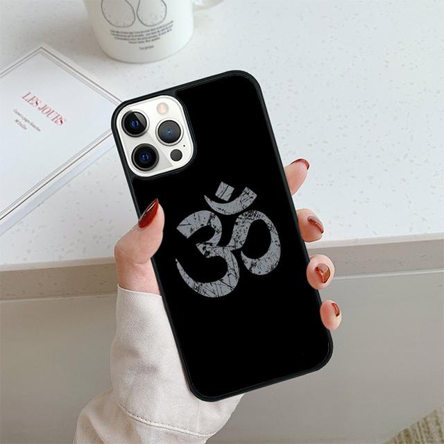 OM Yoga GOA Zen Symbol Phone Case For iPhone 17 Air 14 15 16 16e 13 12 Max Cover For Apple 11 Pro Max Plus Coque