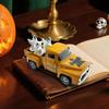 Halloween Ghost Decor Mini Cute Farmhouse Decor Funny Truck Ghost Desktop Figurine For Halloween Showcase Entryway Classroom