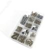 258Pcs Guitar Screw Kit (9 Types) with Springs for Electric Guitar Bridge, Neck Plate, Pickguard, Pickup, Switch, Tuner