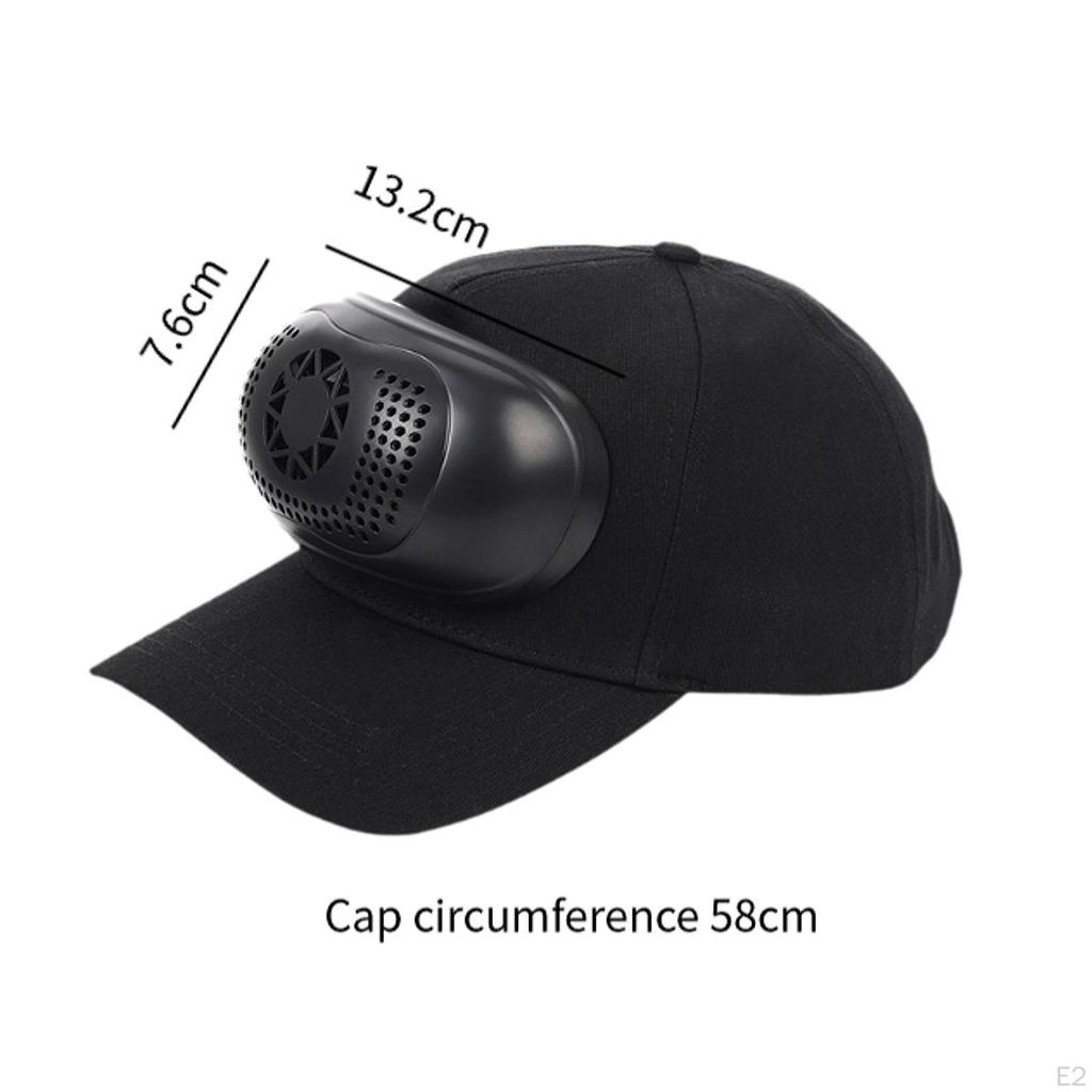 Hat with Fan Hat, Cooling Three-Speed Empty Top, Sun Protection