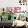 Süße Bunni Konbiny Kissenbezug Kissenbezug Set 4 Stück 50x50 45x45 40x40 Kissenbezug Dekorativ Sofa Heimdekoration