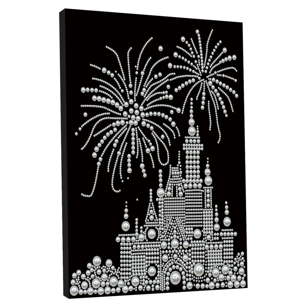 DIY Pearl Gem Paintings Picture Arts Craft With Frame 30x40cm for Adults Beginners Home Wall Decor