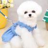 1pc Letter Embroidered Ruffle Trim Pet Dress for Cat and Dog for Party