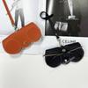 PU Leather Eyeglasses Storage Bag Fashion Lanyard Sunglasses Protective Case Portable Eyewear Pouch