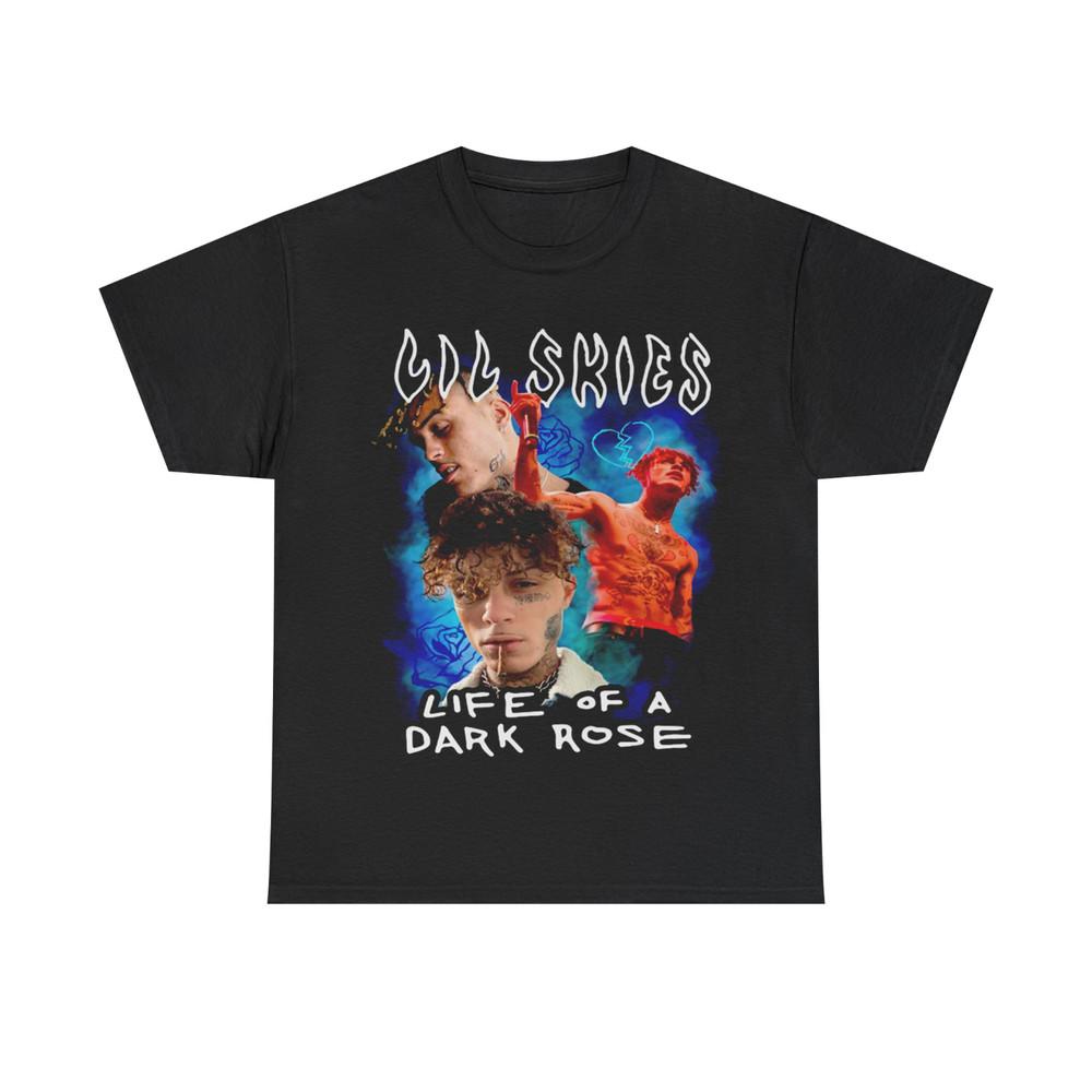 

New Lil Skies LIFE OF A DARK ROSE All Size S to 5XL SE259 FREE SHIPPING Unisex T-Shirt M