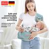 Baby Wrap Carrier With Adjustable Single Shoulder Strap For Infant And Toddler Use