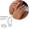 copper Women Rings Crown Heart Zircon Fashion Authentic Finger Ring Anniversary Engagement Wedding Luxury Jewellery