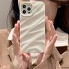 Zijdeachtige 3D Textuur Effen Kleur Telefoonhoesje voor iPhone 17 Pro Max/16/15/14/13