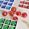 12Pcs Colored Christmas Tree Hangings Pendant 6cm Merry Xmas Tree Decor  New Year