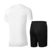 Li Ning Badminton Series Quick-Dry Breathable Training Competition Short Sleeve Shorts Casual Sports Set Unisex sports set AATV099-1