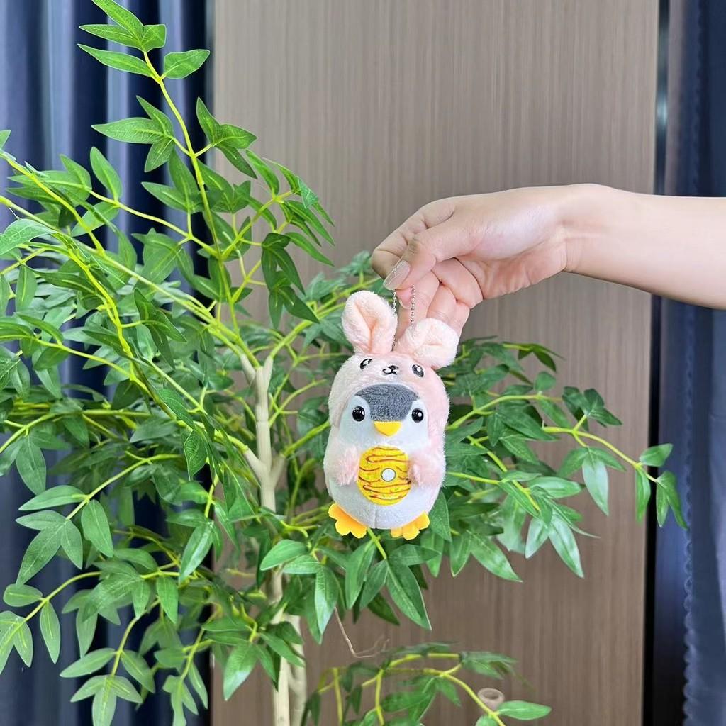 Plush Penguin Whimsical Toy Keychain Lovely Animal Pendant Perfect For Backpack