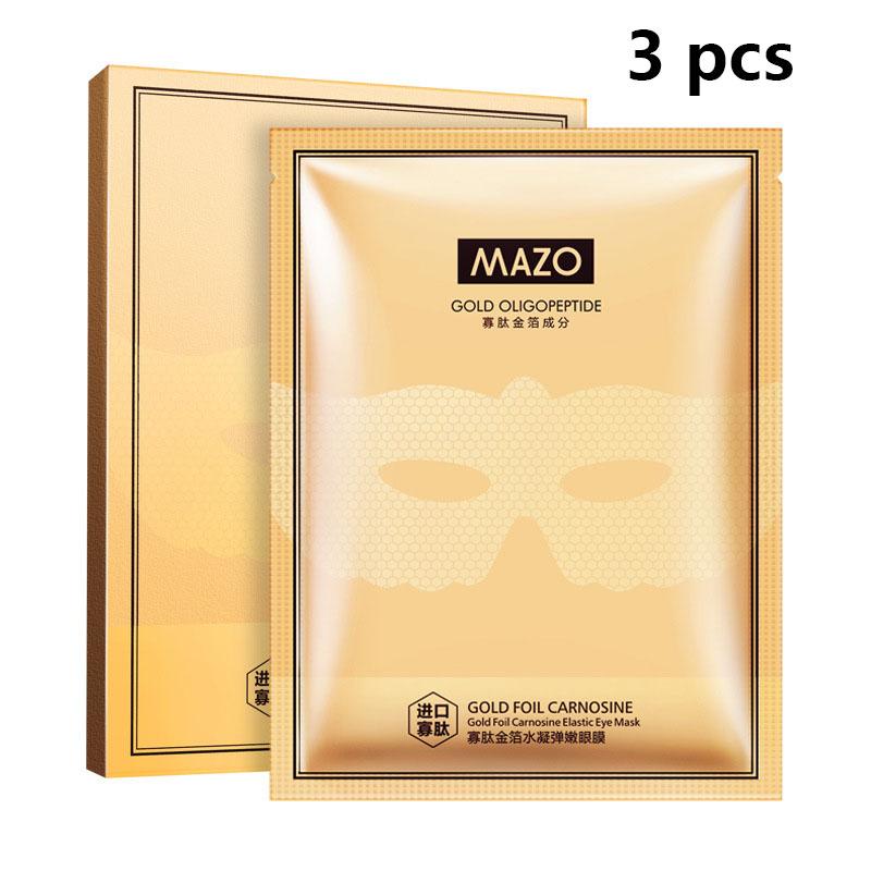 

Эластичная мягкая маска для глаз с золотым олигопептидом и гидрогелем для удаления морщин и увлажняющие патчи для ухода за глазами 3pcs