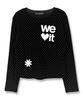 Damiswi We Love It Graphic Dot Long Sleeve_Black