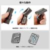 MAZERO Fidget Slider Metal Fidget Adult Stress Finger Time Gift 2-Pack, Toy, Magnetic, Use, Relief, 360° Slide, EDC, Play, Gadget, Killer, Compact,