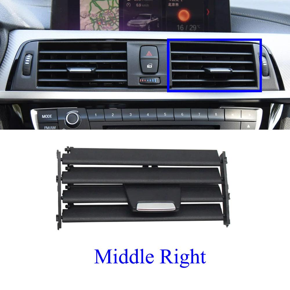 Dash Middle Center Air Vent Repair Kit AC Vent Outlet Grille Slide Clip For BMW 1 2 3 4 Series F30 F31 F34 F20 F21 F22 F32 F33