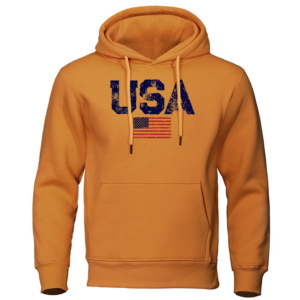 

Usa Letters American Flag Stars And Stripes Hoodie Man Hip Hop S-2XL Hoody High Quality Sweatshirt Fashion Casual Tracksuit 3XL