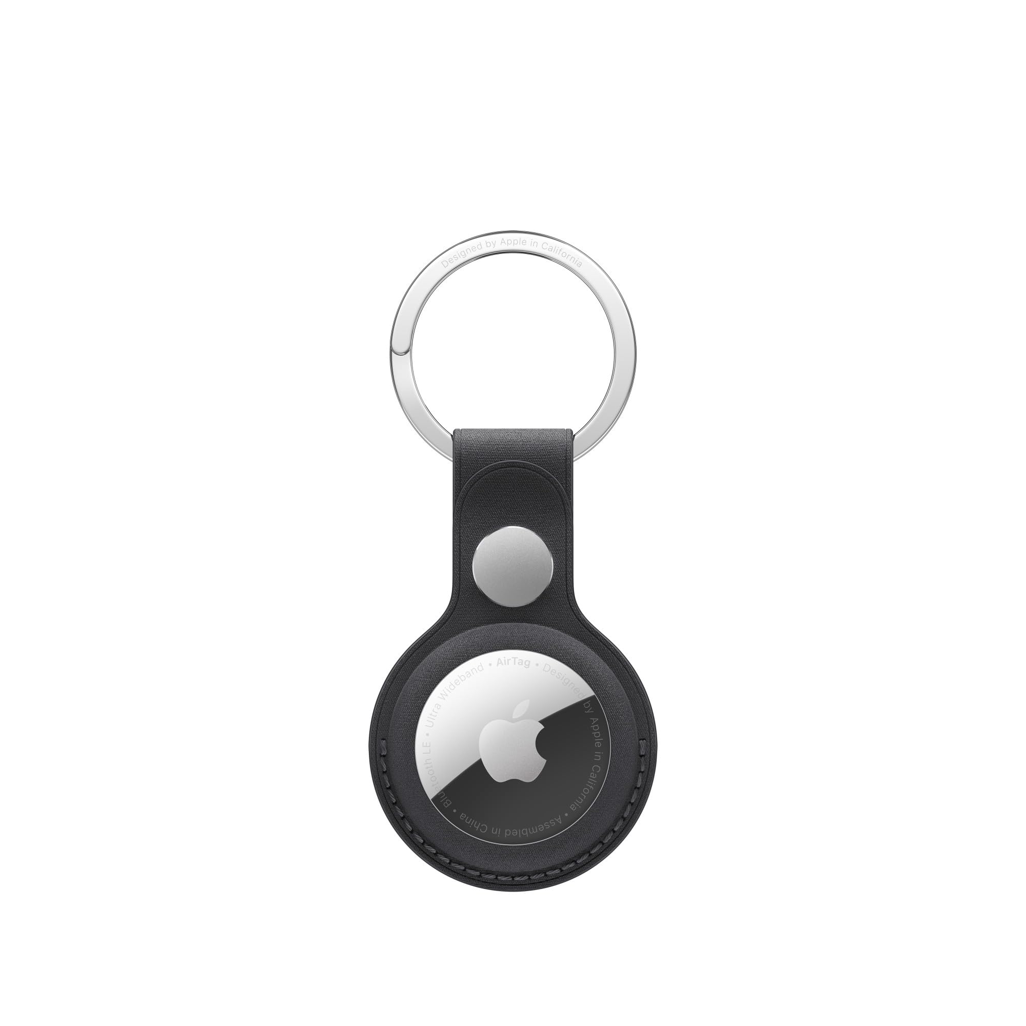 

AirTag Fine Woven Keyring Black - чорний