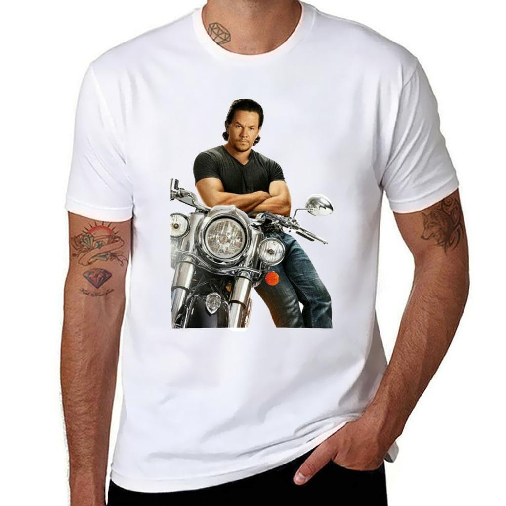 Mark Wahlberg 90er Jahre T-Shirt Lässig Leicht Sommer Kurzarm Oberteil T-Shirt