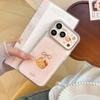 Cute biscuits cat apple 17pm mobile phone case iphone18 transparent 16 Epoxy 15 suitable for 14 all-inclusive sweet